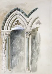 Design Studies for Capitals for the University Museum, Oxford